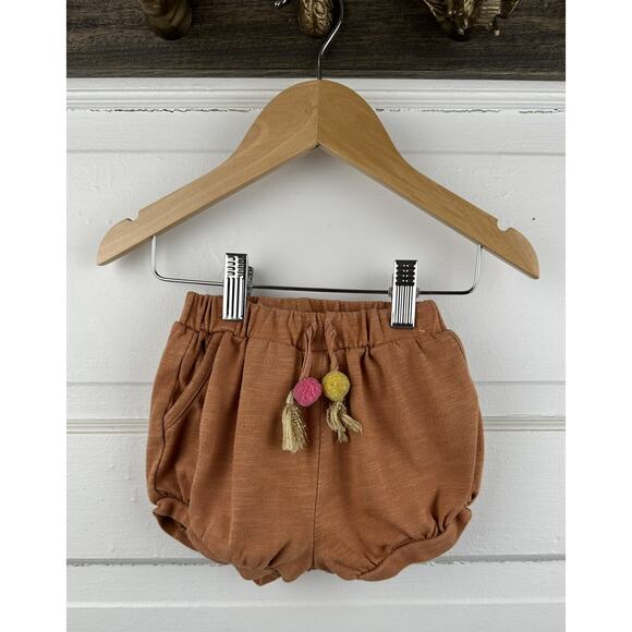 Cotton On Baby Orange Bloomer Shorts Size 12-18 Months - Picture 1 of 5